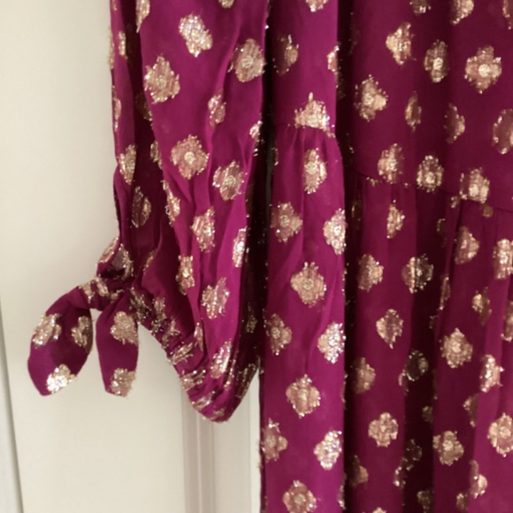 👍SOLD👍Lilly Pulitzer Dayla Maxi Cover-Up Amarena Cherry Pattern Play Viscose - Picture 4 of 15